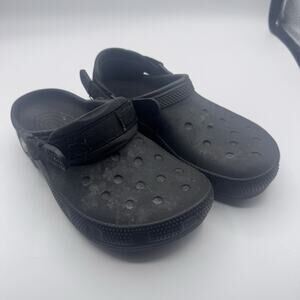 Crocs Classic Black Unisex M4 W6 10001-001 - Very Good Used